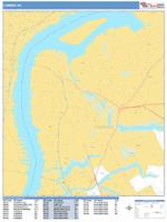 Camden Wall Map Zip Code