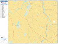 Clifton Wall Map Zip Code