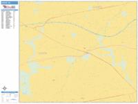 Union Wall Map Zip Code