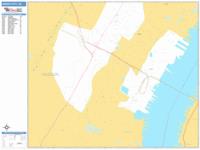 Union City Wall Map Zip Code