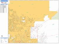 North Las Vegas Wall Map Zip Code