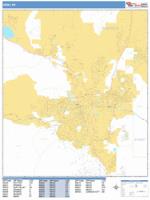 Reno Wall Map Zip Code