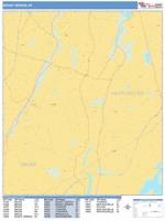 Mount Vernon Wall Map Zip Code