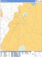 White Plains Wall Map Zip Code