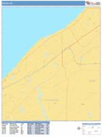 Euclid Wall Map Zip Code