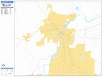 Hamilton Wall Map Zip Code