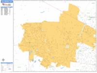 Hillsboro Wall Map Zip Code
