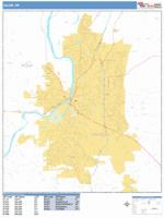 Salem Wall Map Zip Code