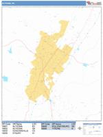 Altoona Wall Map Zip Code