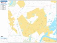 Levittown Wall Map Zip Code