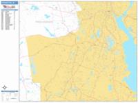 Cranston Wall Map Zip Code