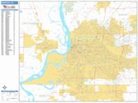 Memphis Wall Map Zip Code