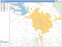 Conroe Wall Map Zip Code