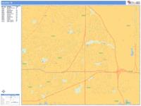 Euless Wall Map Zip Code