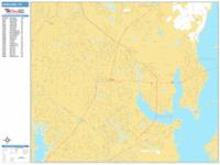 Garland Wall Map Zip Code