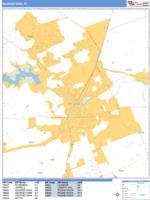 Georgetown  Wall Map Zip Code