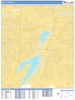 Grand Prairie Wall Map Zip Code