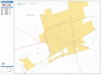 Midland Wall Map Zip Code