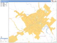 New Braunfels Wall Map Zip Code