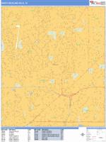 North Richland Hills Wall Map Zip Code