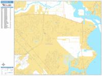 Pasadena Wall Map Zip Code