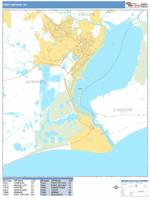 Port Arthur Wall Map Zip Code