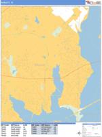 Rowlett Wall Map Zip Code