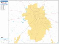 Tyler Wall Map Zip Code