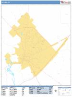 Victoria Wall Map Zip Code