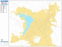 Waco Wall Map Zip Code