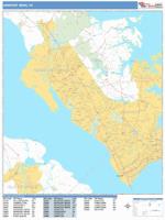 Newport News Wall Map Zip Code