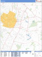 Reston Wall Map Zip Code