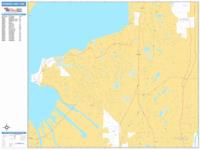 Federal Way Wall Map Zip Code