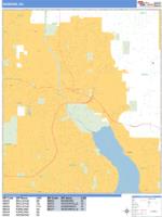 Redmond Wall Map Zip Code
