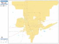 Cheyenne Wall Map Zip Code