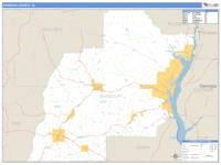 Barbour County, AL Wall Map