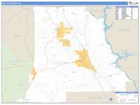 Chilton County, AL Wall Map