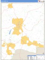 Dale County, AL Wall Map Zip Code