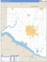 Limestone County, AL Wall Map