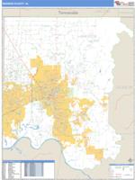 Madison County, AL Wall Map
