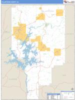 Tallapoosa County, AL Wall Map Zip Code