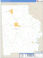 Washington County, AL Wall Map Zip Code