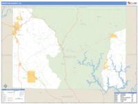 Winston County, AL Wall Map Zip Code