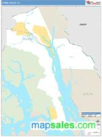 Haines County, AK Wall Map Zip Code