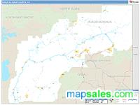 Yukon-Koyukuk County, AK Wall Map