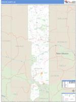 Apache County, AZ Wall Map Zip Code