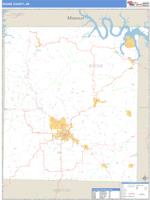 Boone County, AR Wall Map Zip Code