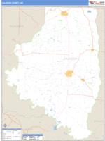 Calhoun County, AR Wall Map