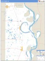 Chicot County, AR Wall Map Zip Code