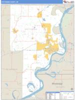Crittenden County, AR Wall Map Zip Code